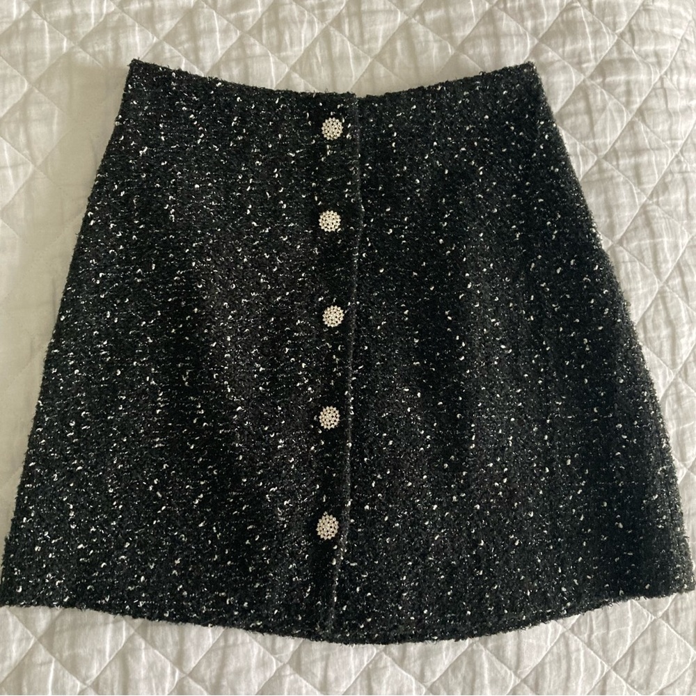 EXPRESS soft tweed mini skirt